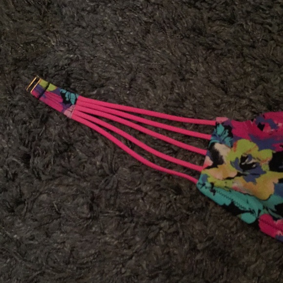 Floral bandeau bikini top - Picture 2 of 2